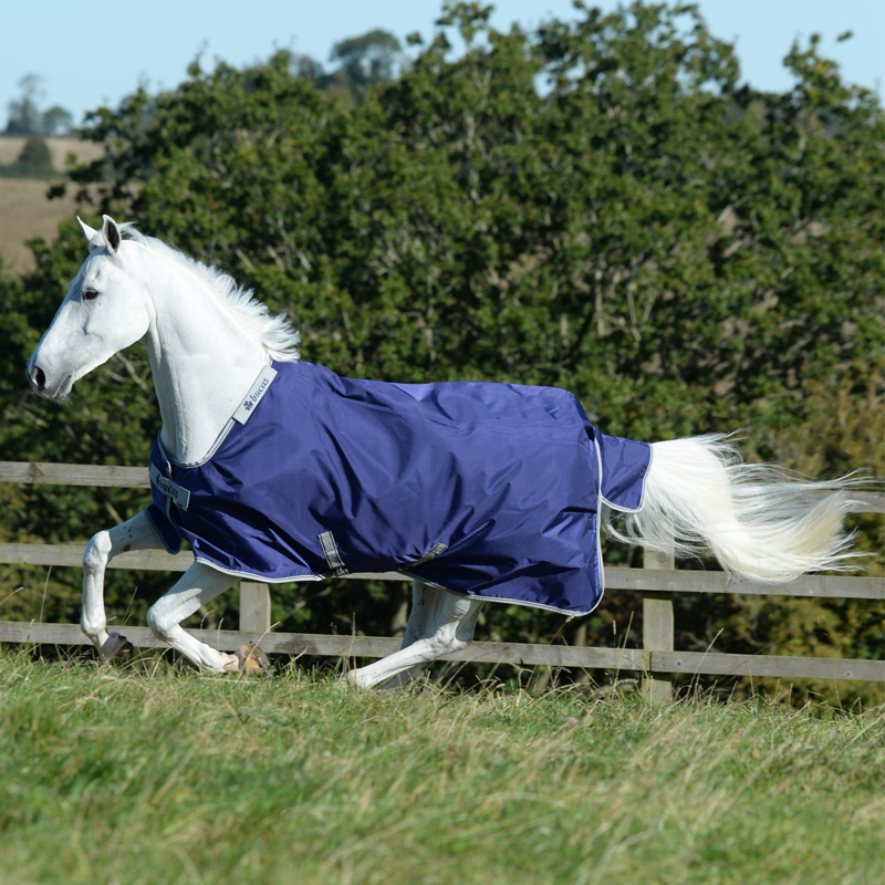 Bucas Atlantic 200g Pony Turnout - Navy/Silver-1